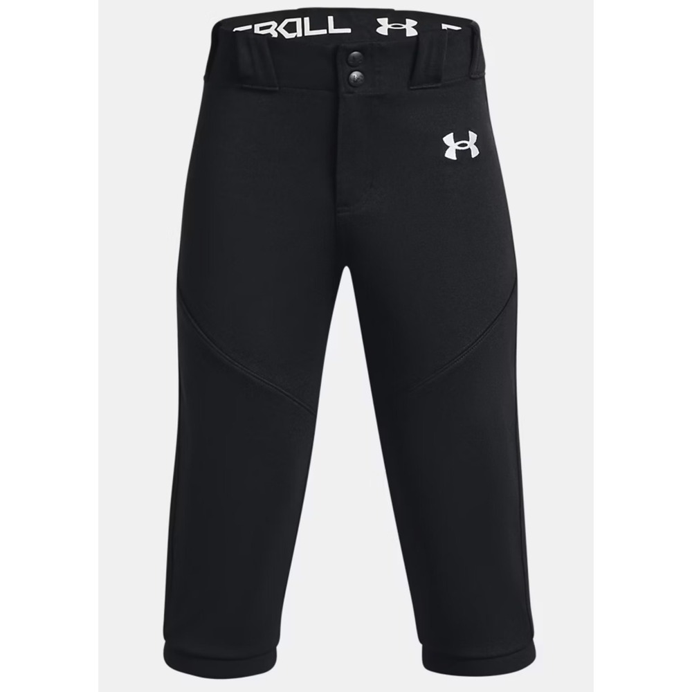 Under Armour Baseball Pants Kids Youth XS Black Athletic Performance Preloved
